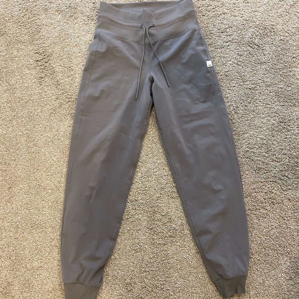 Vuori Light Gray Performance Leggings